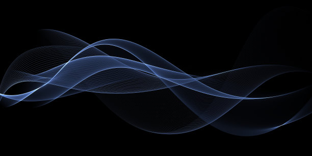 抽象波科技数字网络背景与蓝光数字效应的企业概念图片下载