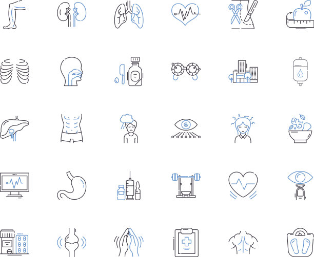 健康中心线图标收集健康图片下载