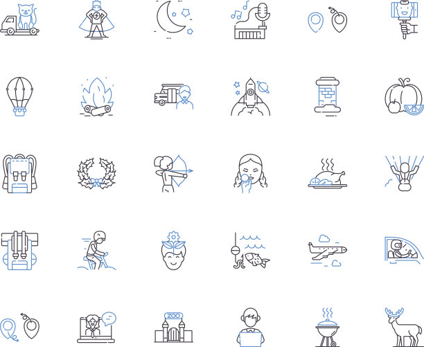 社交聚会线图标收集聚会图片下载