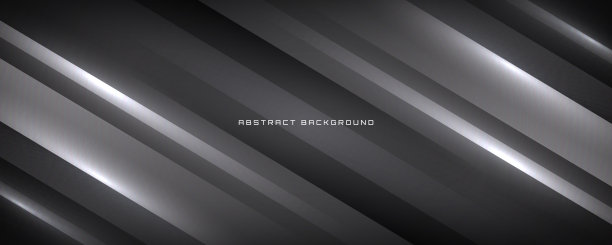 3D黑白技术抽象背景重叠层在黑暗空间与对角条纹效果装饰。现代平面设计元素裁剪风格的横幅，传单，卡片，或小册子封面的概念图片下载