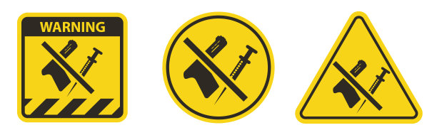 财产枪支规则签署无毒品无枪区图片下载