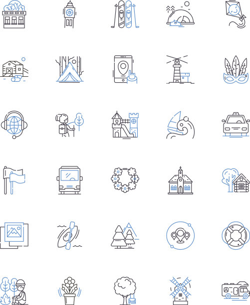 地球探险线图标收集探索图片下载