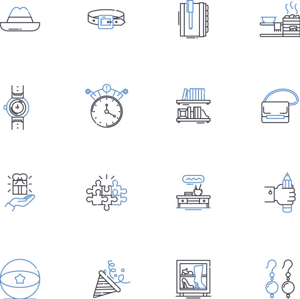 办公工具及配件系列图标收藏图片下载