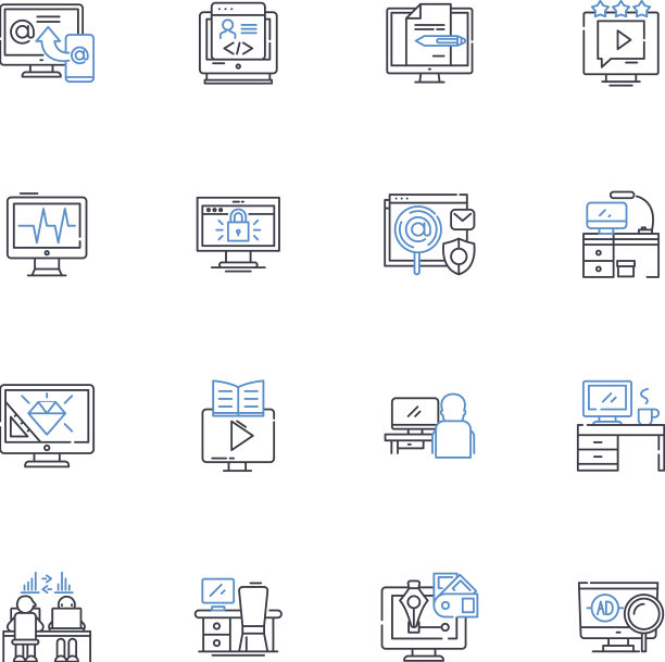 游戏技术线图标收集沉浸图片下载