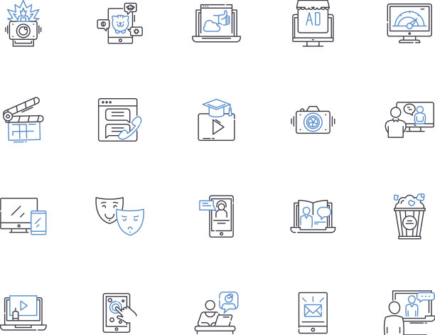 Showtime线图标集剧情喜剧图片下载
