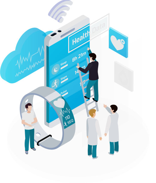 远程医疗等距概念图片下载