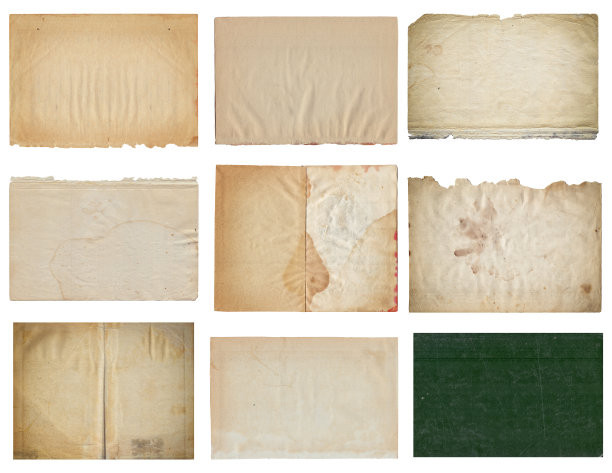 集复古背景的旧纸纹理隔离图片下载