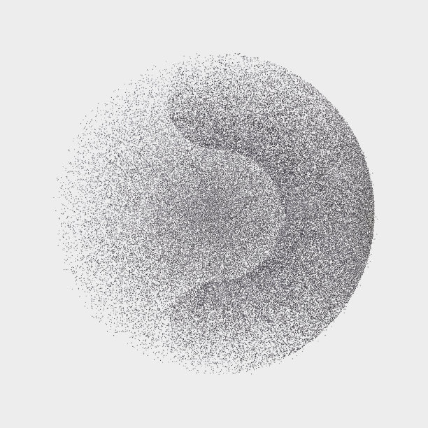 几何形状和小点。极简主义。半色调。绘画-艺术产品。图片下载