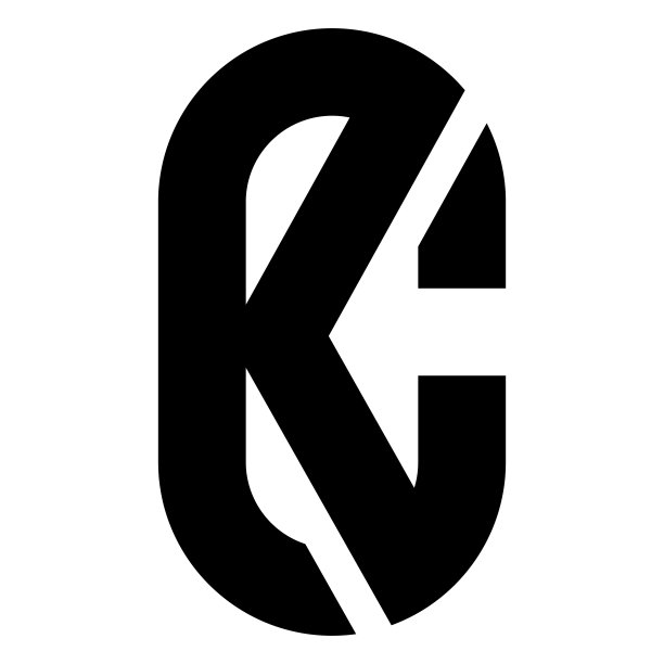 专业创新首字母CK标志及KC标志。字母CK或KC最小优雅的字母组合。优质商业艺术字母符号和标志图片下载