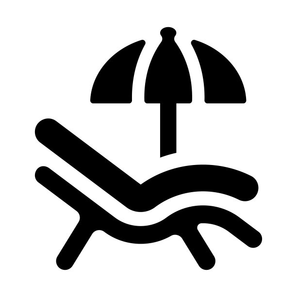 海滩放松标志图片下载