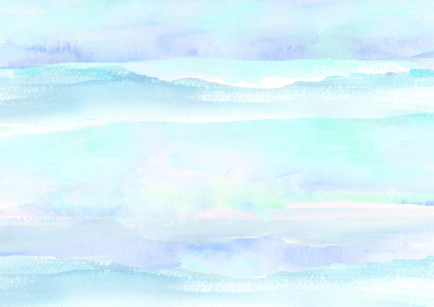 浅蓝色纹理背景画与水彩图片下载