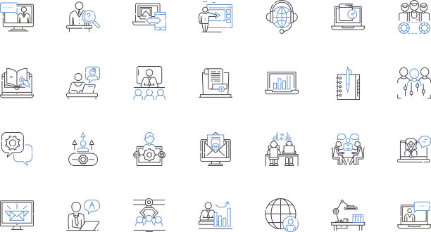 辛苦线图标收集努力工作劳动图片下载