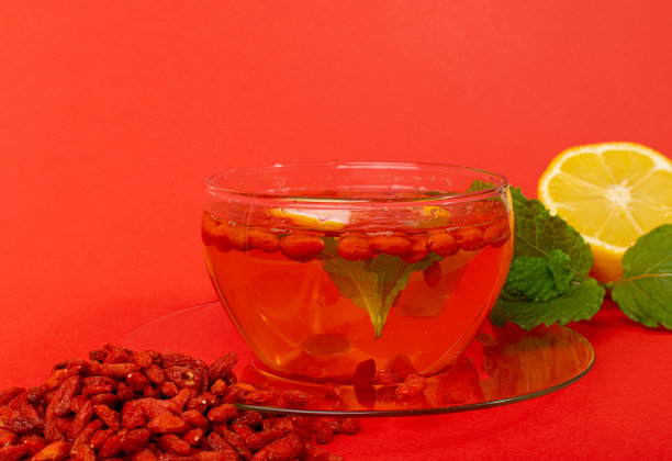 枸杞分离茶，枸杞饮料图片下载