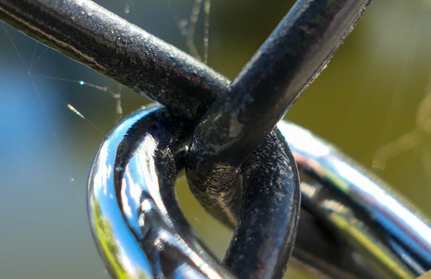 挂锁部分的近照图片下载