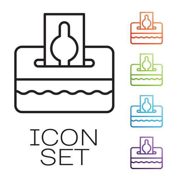 捐赠或支付你的天课作为穆斯林义务图标孤立在白色背景。在开斋节前的斋月里，穆斯林的慈善或施舍。设置图标彩色。向量图片下载