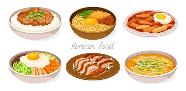 韩式套餐图片下载