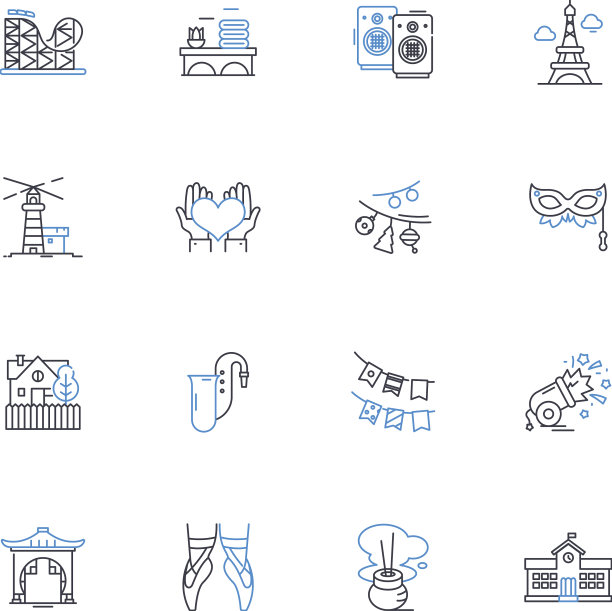 生活方式路线图标收集生活方式图片下载