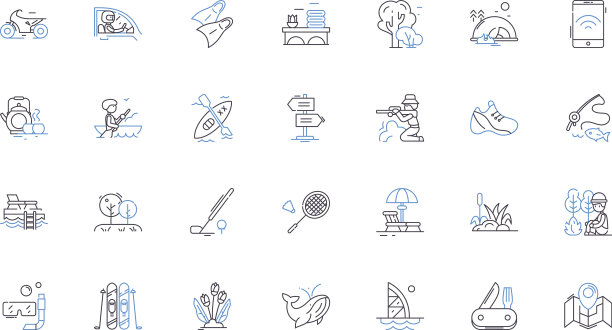 野生动物游猎线图标收集野生动物图片下载