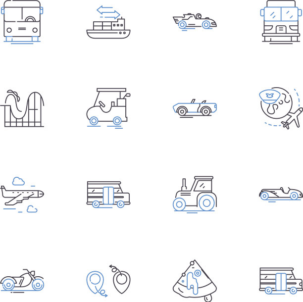 邮轮图标收藏放松图片下载