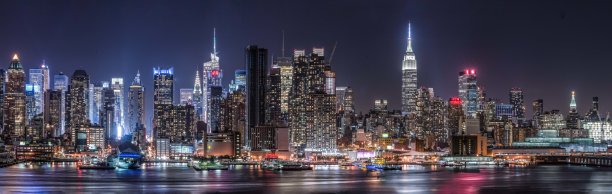 纽约的夜景图片下载