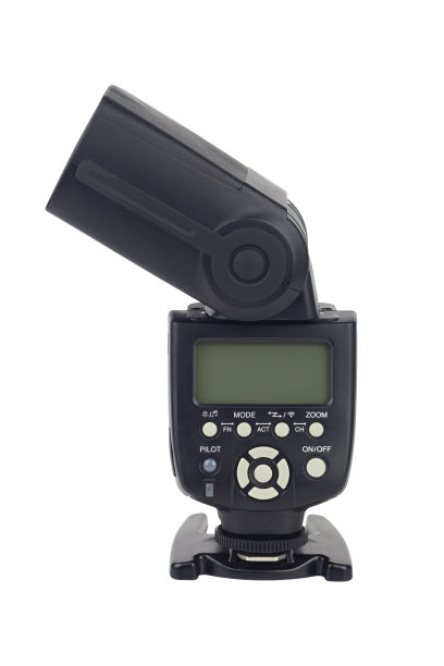 相机闪光灯与背景隔离图片下载