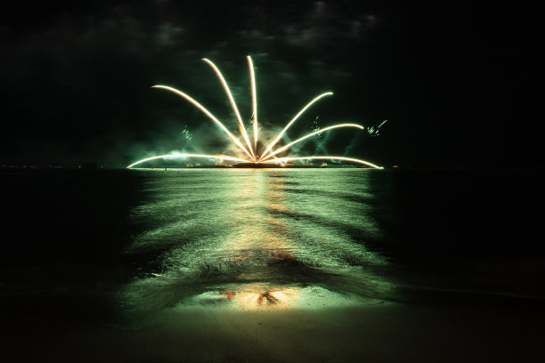 泰国芭堤雅国际烟花，美丽的烟花图片下载