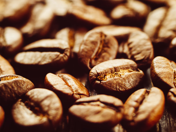 巧克力棕色烘焙咖啡豆图片下载
