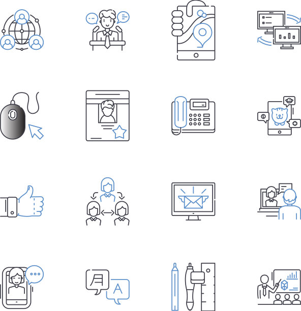 市场板块线图标收集技术图片下载