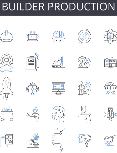 生成器生产线图标集合图片下载