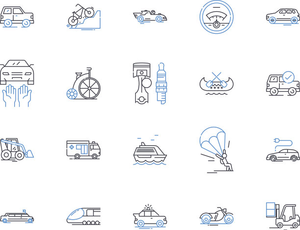 车轮线图标收集轮辋轮胎辐条图片下载