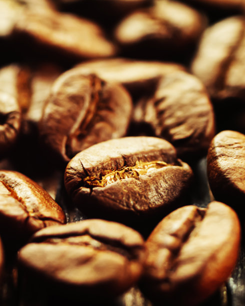 巧克力棕色烘焙咖啡豆图片下载