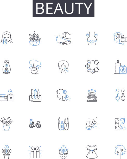 美线图标集合优雅辉煌图片下载