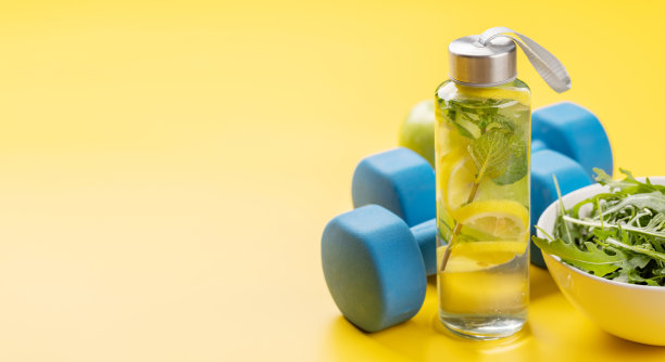 健康的生活方式，运动和饮食理念图片下载