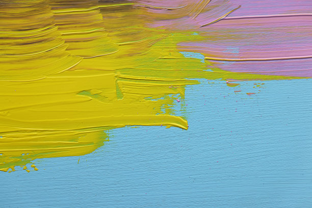 垃圾刷笔触的多色油漆图片下载