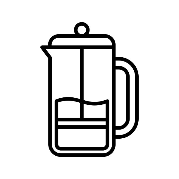 法国新闻图标矢量设计模板在白色背景图片下载