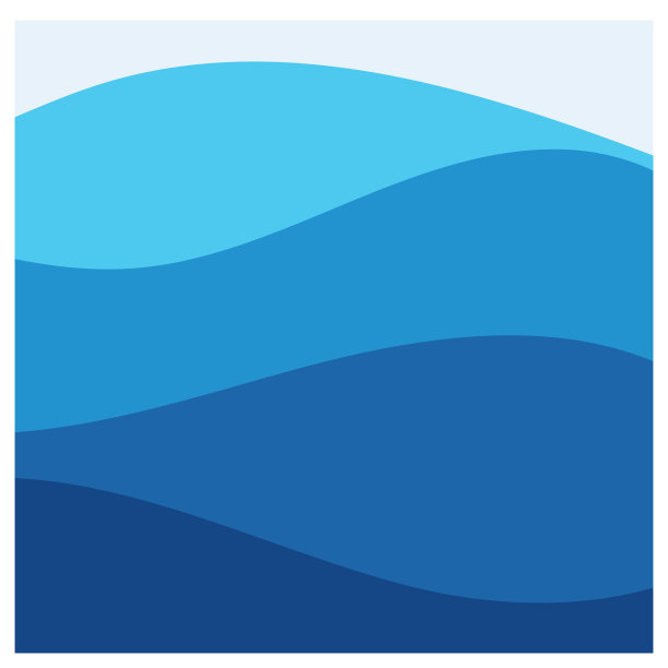 抽象的海滩波浪背景设计与蓝色矢量组合，概念设计为书籍封面，壁纸，游泳池，海洋，湖泊图片下载