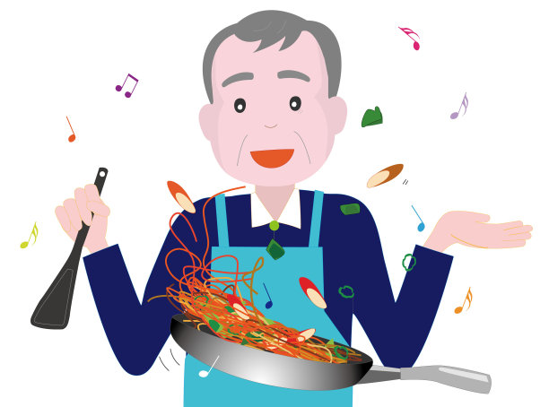 老人做饭图片下载