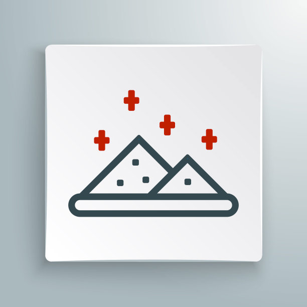 线魔术粉图标隔离在白色背景。色彩缤纷的轮廓概念。向量图片下载