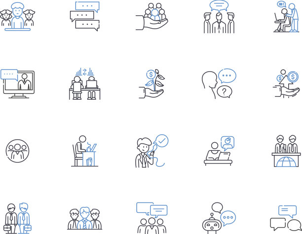 促进生长线图标收集图片下载