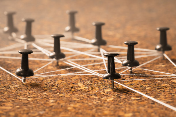 网络连接业务合作全球链接社交媒体技术互联网网络抽象概念图片下载