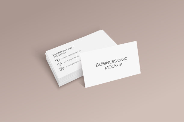 现实的矢量模型的空白公司文具-名片，便签卡和地址表。加上你的公司名称和联系方式。非常适合办公室使用。米黄色的颜色图片下载