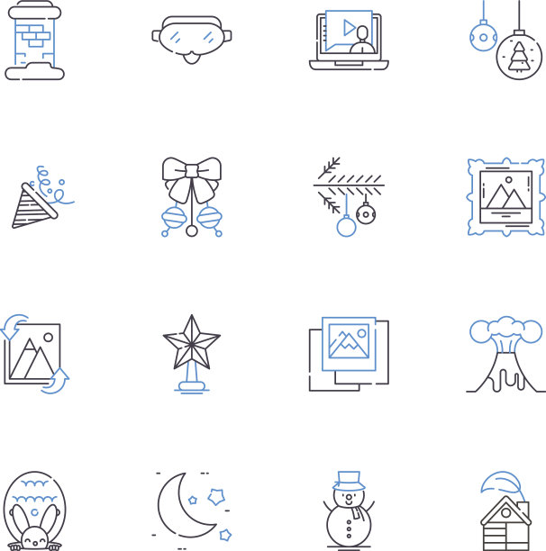 极地线图标收集北极苔原图片下载