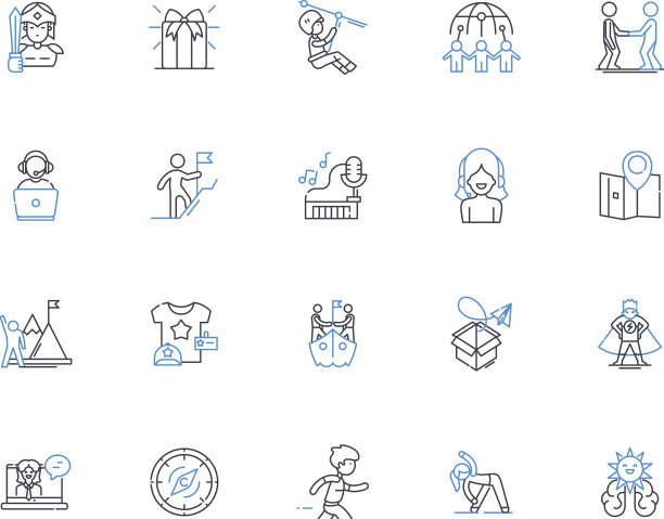 情侣退线图标集合放松图片下载