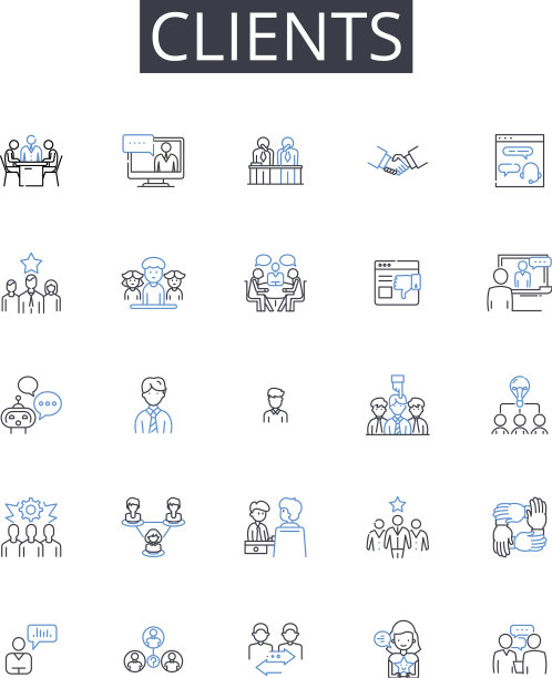 客户线图标收集冒险性质图片下载