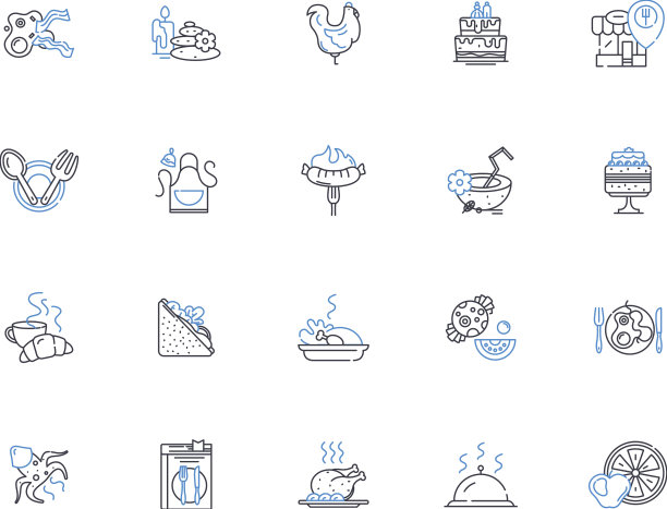 吞咽线图标收集摄取图片下载