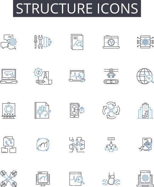 结构图标行图标集合选项图片下载