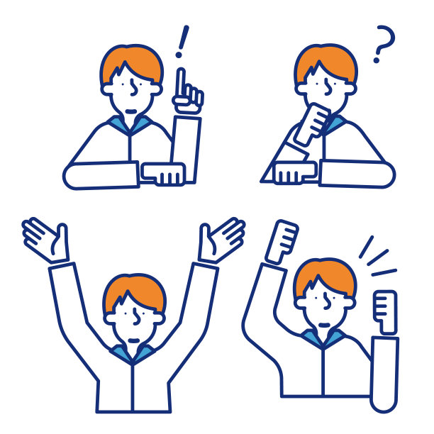 休闲男人的简单图标集(E)图片下载