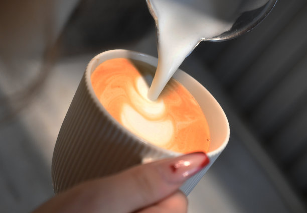 咖啡加牛奶的照片图片下载