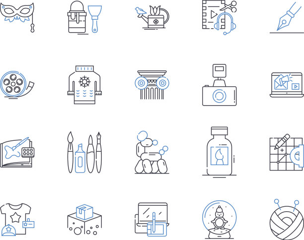 产品体验线图标收藏图片下载