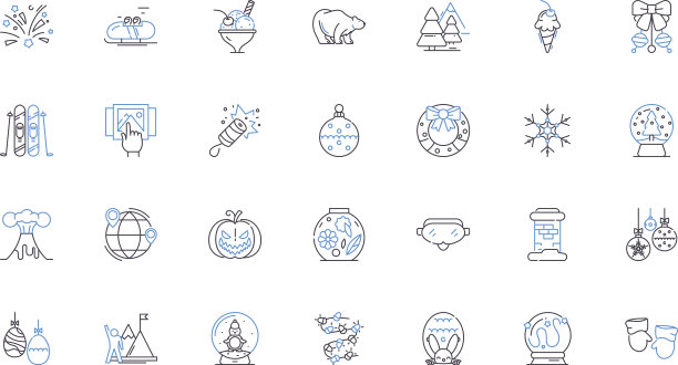 雪线图标收集暴风雪冬天图片下载